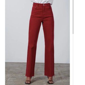 ZW THE ‘90S FULL LENGTH JEANS - MAROON